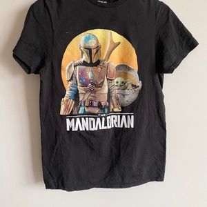 Star Wars - the Mandalorian black shirt/ size: small womens